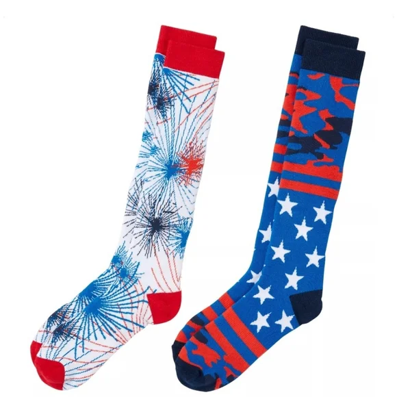 Northeast Outfitters Americana Snow Sport Socks – 2 pack
