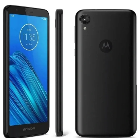 Motorola Moto E6 GSM Unlocked Phone 16GB (XT2005-5) Smart Phone Black MINT