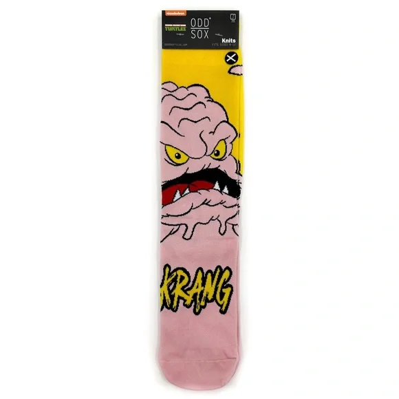 Odd Sox Teenage Mutant Ninja Turtles Crew Socks Mens Womens TMNT Krang Retro 90s
