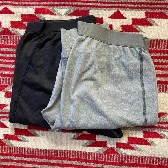Men's Long Underwear, Three, Patagonia (Med), REI (Med), ExOfficio (Small)