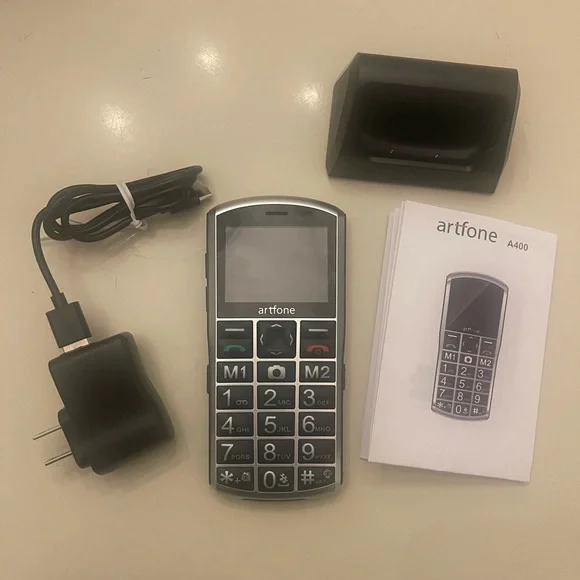 A400 Silver - Big Button Cell Phone for Seniors “SCREEN DO NOT TURN ON “