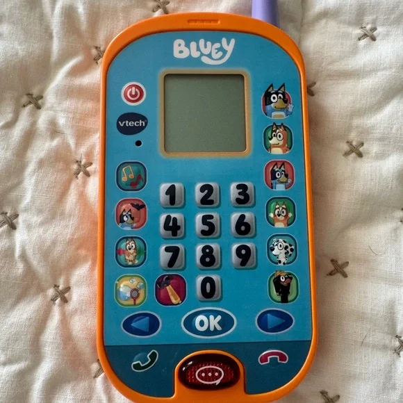 Vtec Bluey Kids Phone - Orange and Blue