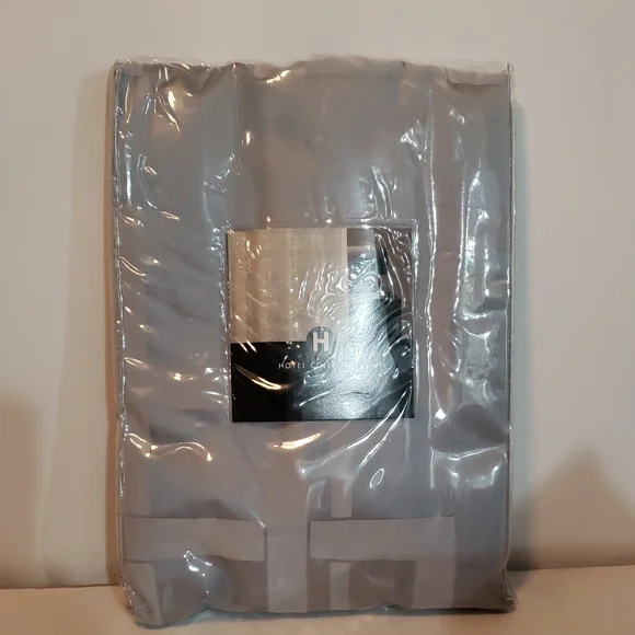Gray Hotel Collection-Style Shower Curtain