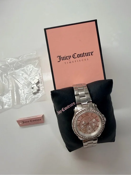 Juicy Couture Silver Bracelet Watch
