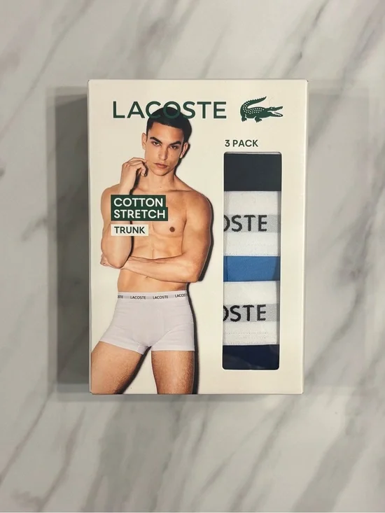 Men’s Lacoste 3 Pack Boxer Briefs