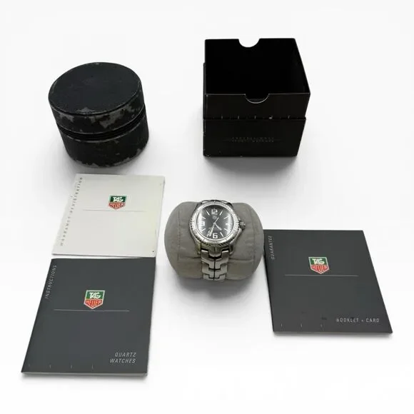 TAG Heuer Link Quartz Professional WT1110.Black Quartz Men's 42mm Classic Swis