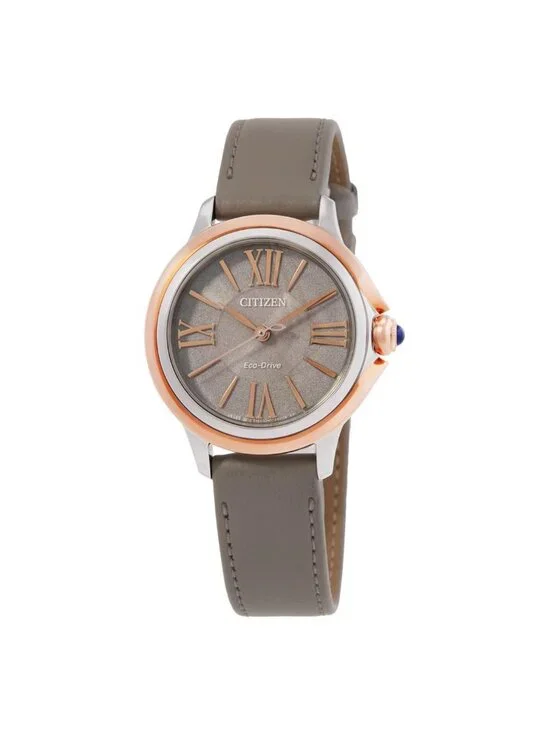 NWT Citizen L Ceci Eco-Drive Taupe Dial Ladies Watch