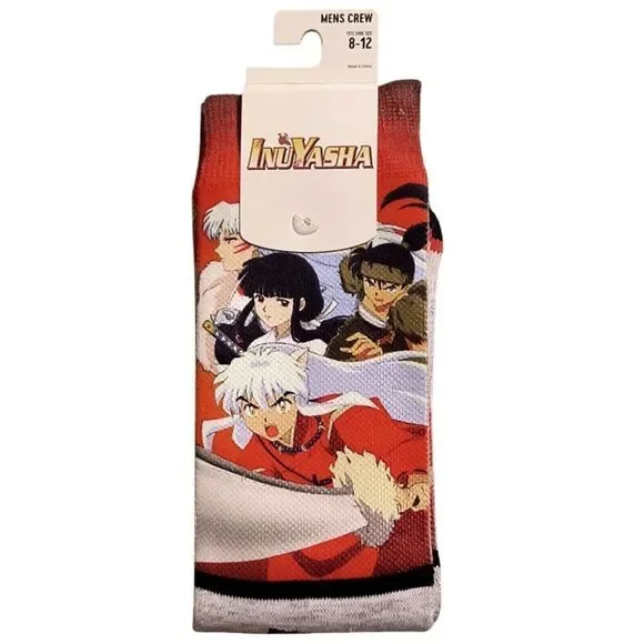 InuYasha Group Crew Socks