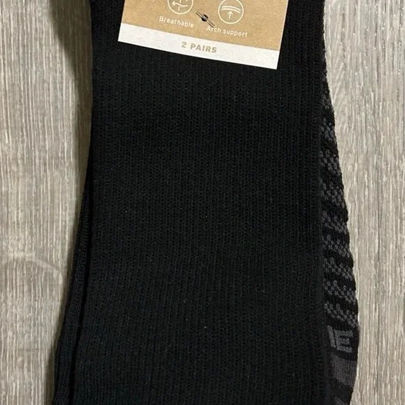 Eddie Bauer black adventure coolmax crew socks
