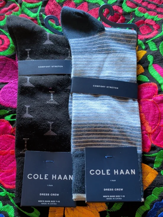 Cole Haan Men's Dress Crew Socks