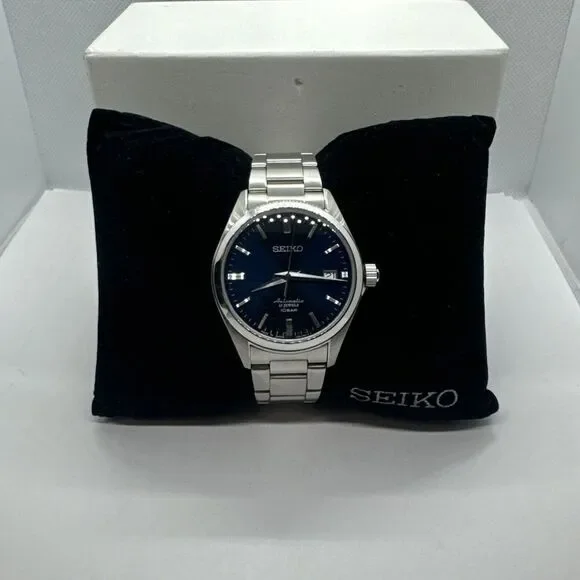 Seiko SZSB013 Men's Silver Stainless Steel Analog Dial Automatic Watch JNA97