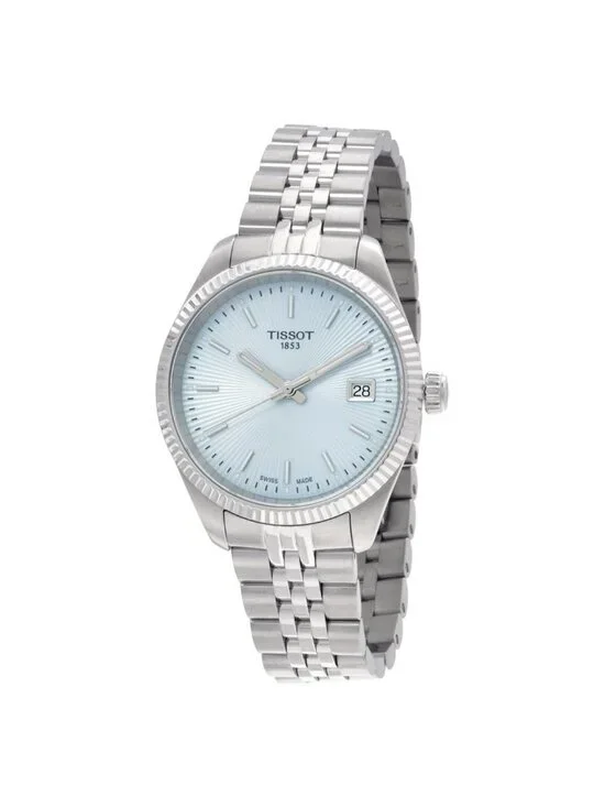 NWT Tissot Ballade Quartz Ice Blue Ladies Watch