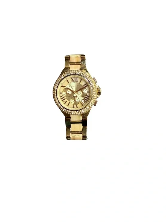 Michael Kors Gold-Tone Crystal Accent Women's Bracelet Watch