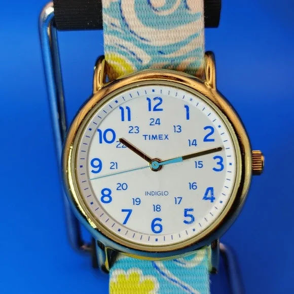 Vintage 2012 Timex Weekender Summer Breeze 38mm Women's‎ Quartz Watch Restored