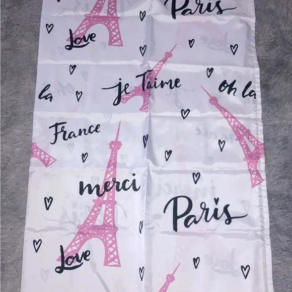 Paris Eiffel Tower Print Shower Curtain