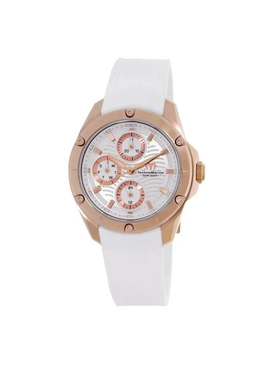 NWT Technomarine Oceanico Quartz White Dial Ladies Watch