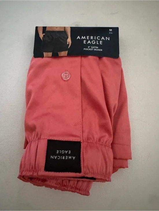American Eagle Pocket Boxers Mens Medium Pink