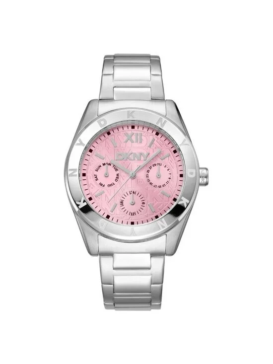 NWT DKNY Fashion Pink Dial Ladies Watch