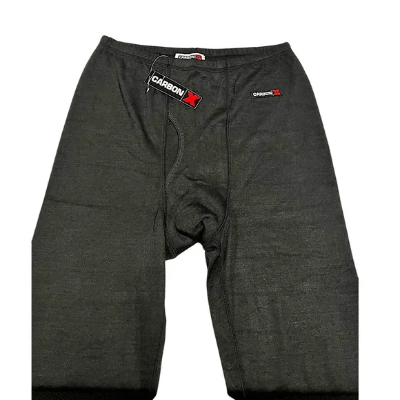 NWT CarbonX‎ FR Base Layer Thermal Long Johns Men's L Black Flame Resistant