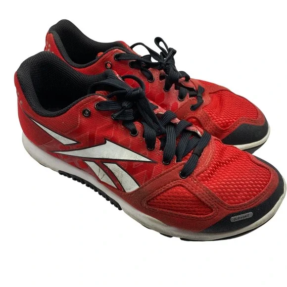 Reebok CrossFit Nano 4.0 Mens 6‎ Womens 8 Training Shoes Red V61505 Athletic Gym