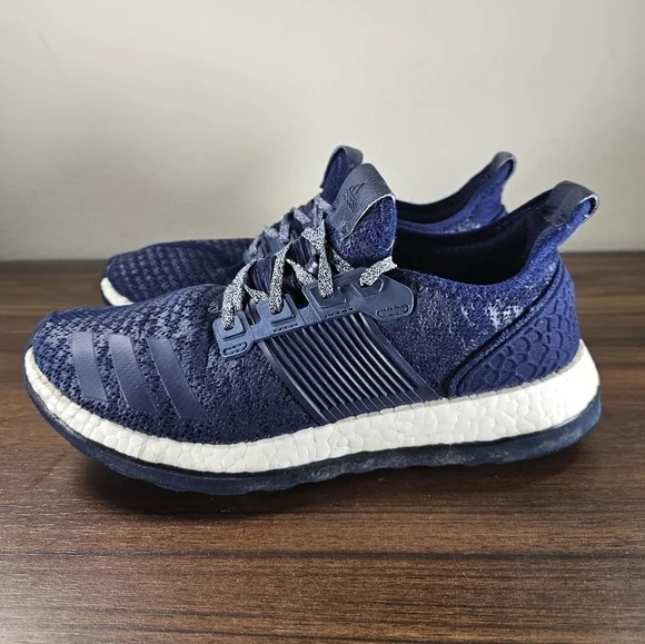 Adidas Performance Pureboost ZG Blue and White Running Shoe Men's Size 8