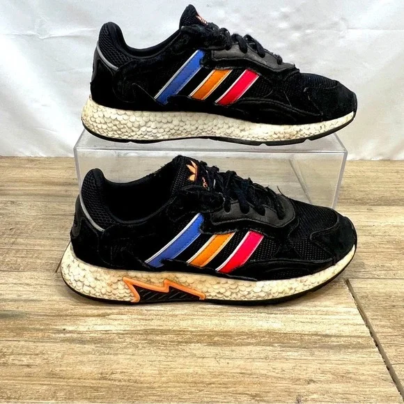 Adidas Tresc Run EF0768 Black Running Shoes Sneakers Rare  Mens 9.5‎