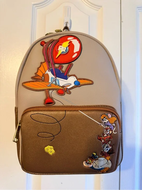 Loungefly Rescue Rangers Mini Backpack with wallet