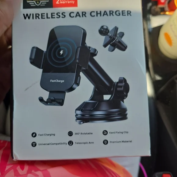 Wireless Car Charger with Fast Charging