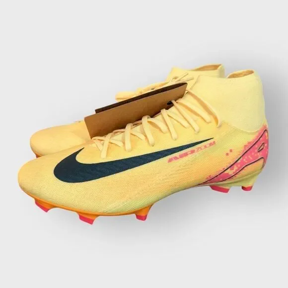 Nike Zoom Superfly 10 Academy Km Fg/Mg Kylian Mbappe Orange size 9.5 FQ8293-800