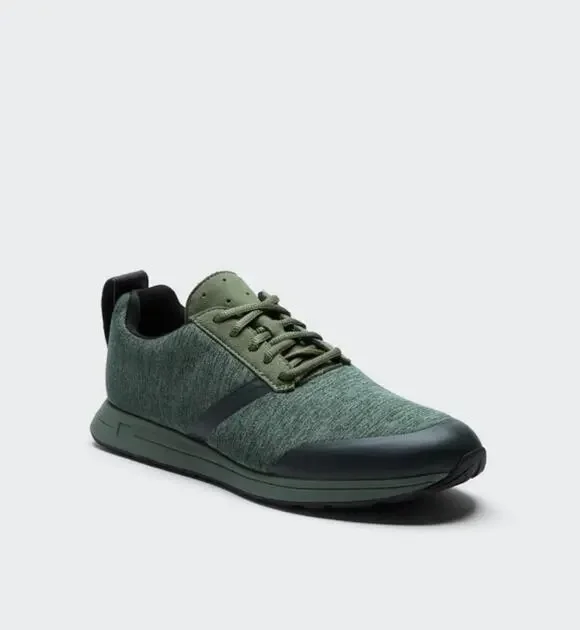 YORK Athletics Mens Henry Sweatshirt Casual Sneaker US 8 Green Knit Athletic NIB