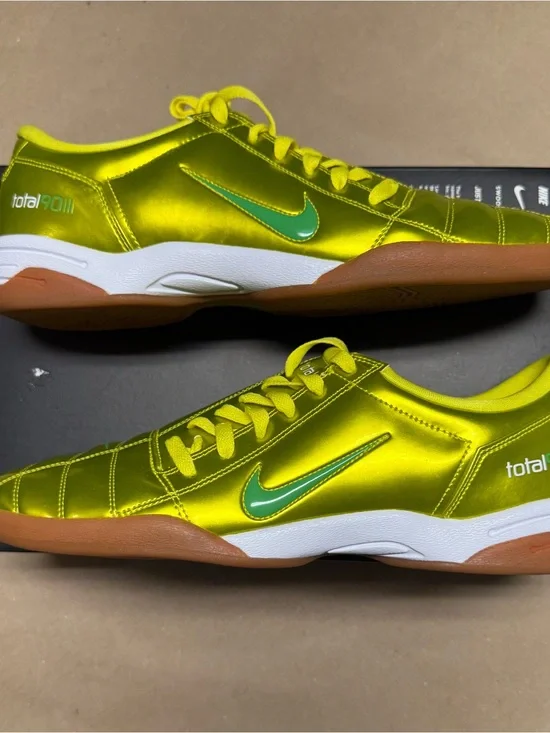 Nike Total 90 3 SP Dynamic Yellow Men’s sz 13 Soccer Shoes NEW