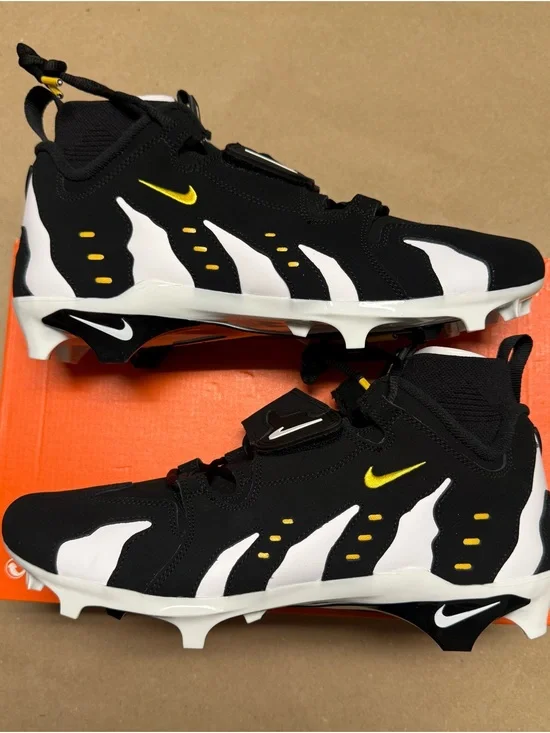 Nike Alpha DT Max 96 Cleat Mens size 11 Deion Sanders Football Shoes NEW!