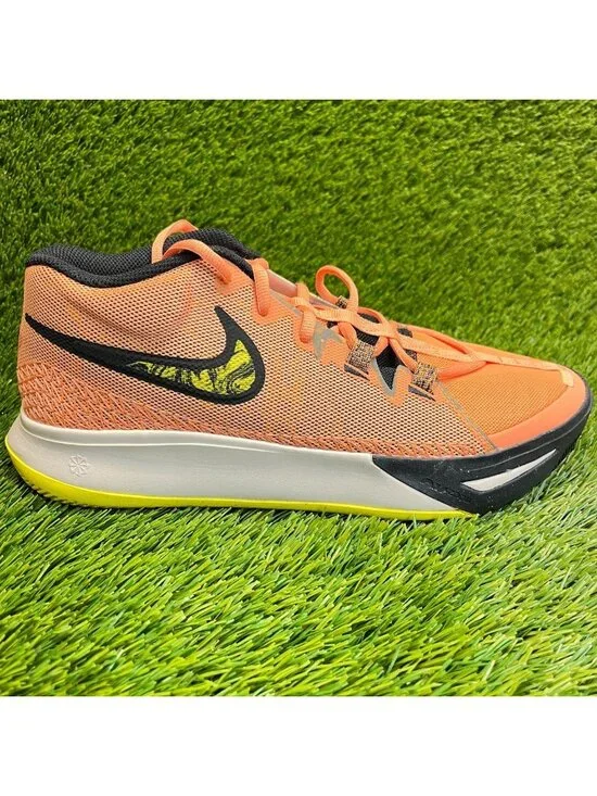 Nike Kyrie Flytrap 6 Mens Size 10 Orange Black Basketball Athletic Shoes Sneaker