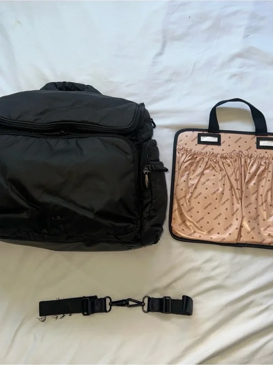 Baby Bag Medium in Black Organic Cotton | Discontinued Limited