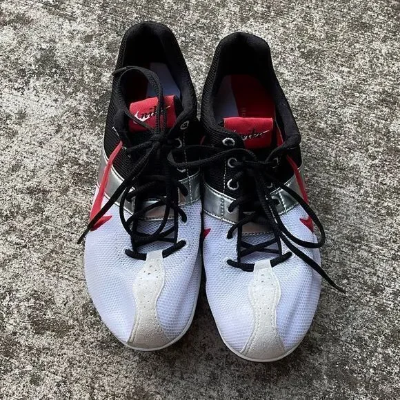 Nike Men's Running Shoes‎ Nike Zoom Eldoret II White Black Size 8