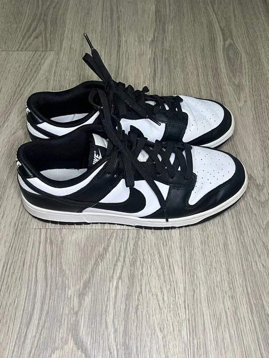 Nike Dunk Low Retro White Black Panda Shoes DD1391-100 Men's Sz 10.5