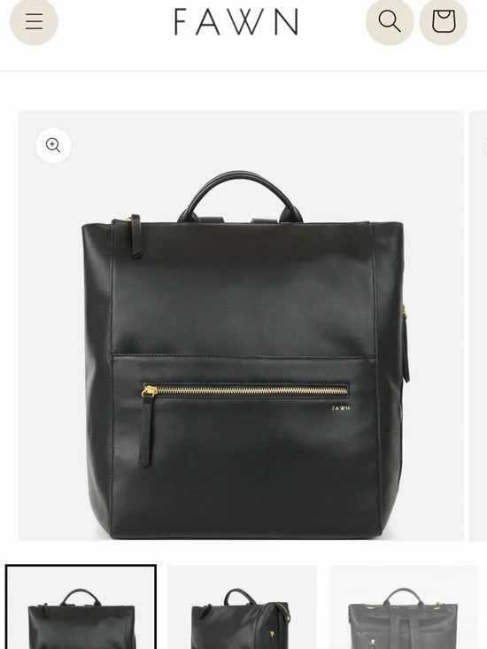 Fawn design square diaper bag