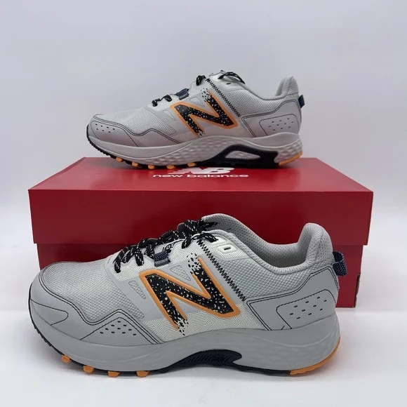 New Balance 410V8 Trail Running Shoes‎ 4E XL Gray Orange MT410CA8 Mens Size 9