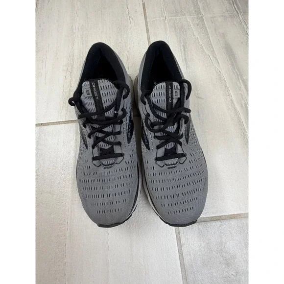 Brooks Ghost 13 Mens Running Shoes Grey Black 1103481D040 Size 11