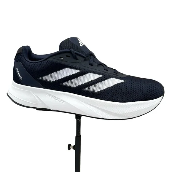 Adidas Duramo SL Mens Running Shoes Size 12.5 Navy Blue White Athletic Comfort‎