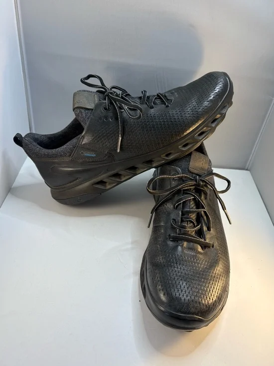 ECCO Biom Cool Pro Black Gore Tex GTX‎ Golf Shoe Spikeless Mens EU 43 US 9