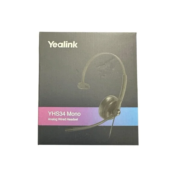 Yealink Headset YHS33 Headset for Yealink IP Phones Brand‎ New in Box
