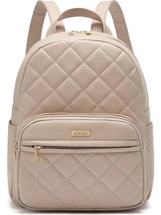 Chic Mini Backpack for Women - Vegan Leather Small Purse for Travel & Shopping