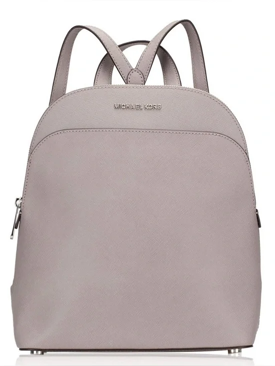 Michael Kors Emmy Gray Saffiano Leather Backpack