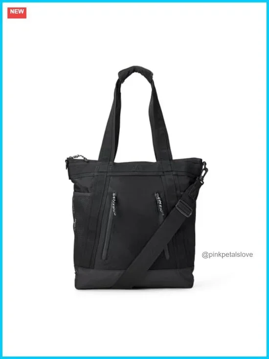 Convertible Nylon Backpack Tote with Adjustable Straps