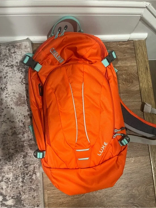 CamelBak Orange Backpack with Mint Trim