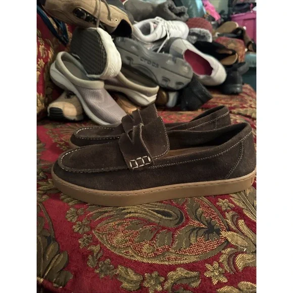 Men's Dockers Castaway Boat Shoes Size 10 Brown