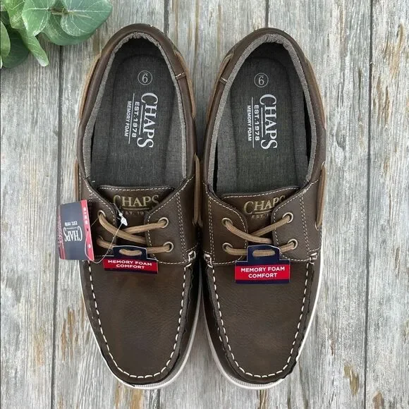 Men’s Chaps Benny Boat Shoes Size 9