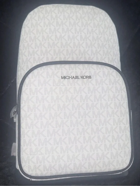 Michael Kors White Logo Crossbody Bag BNWT