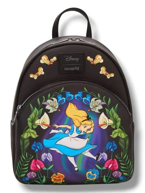 Loungefly Disney Alice In Wonderland Garden Fall Mini Backpack - NWT